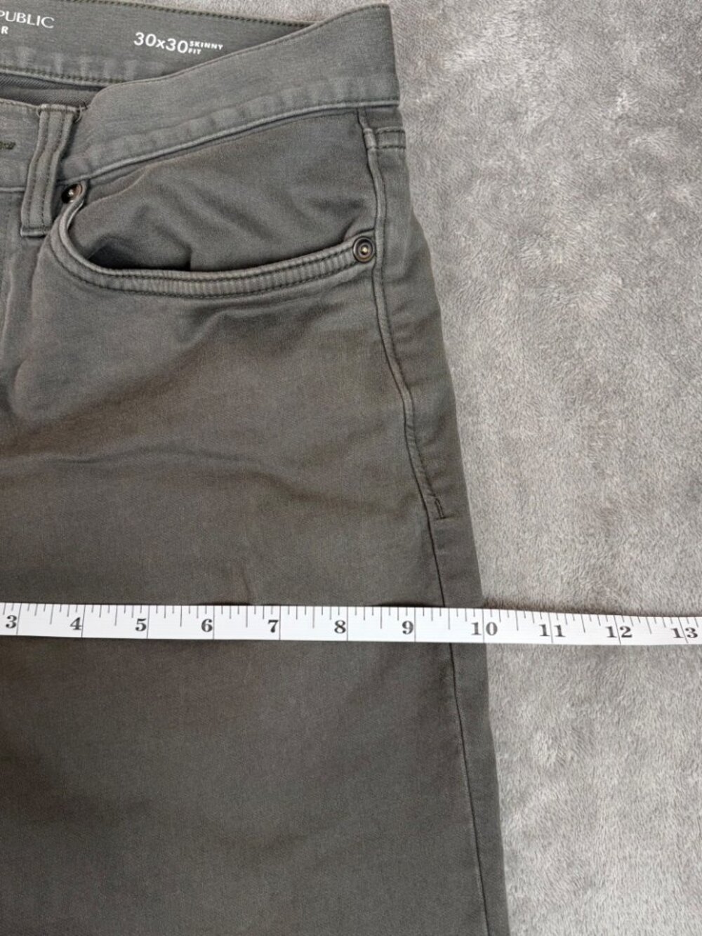 Banana Republic Traveler Pants Men’s 30x30 Green Skinny Fit Stretch Casual - Picture 7 of 9